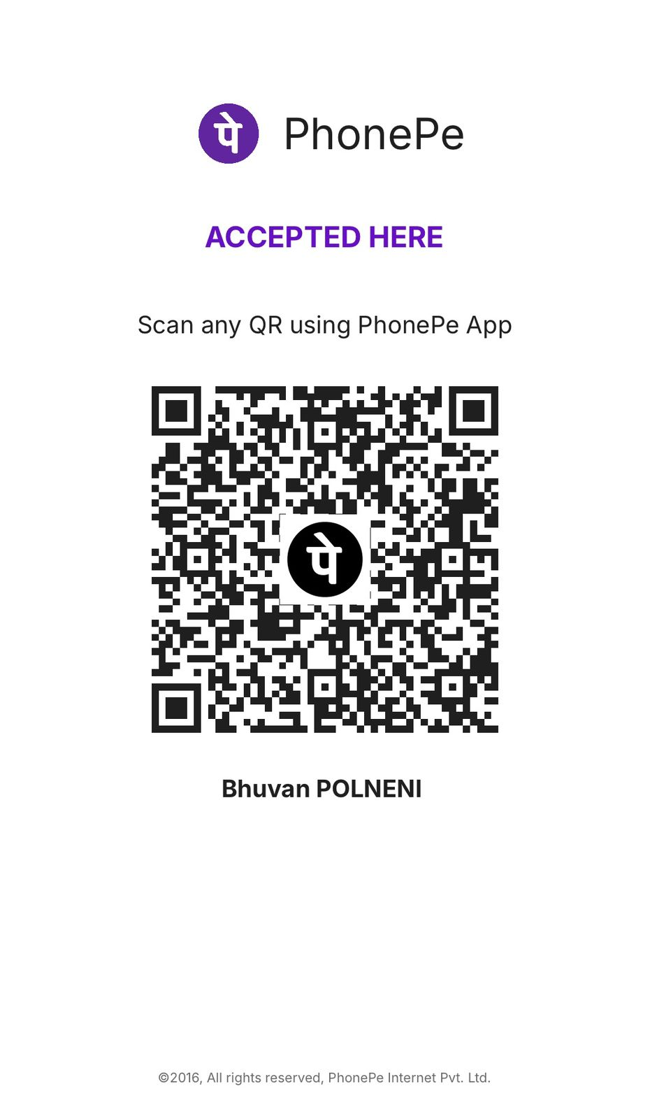 Payment QR Code